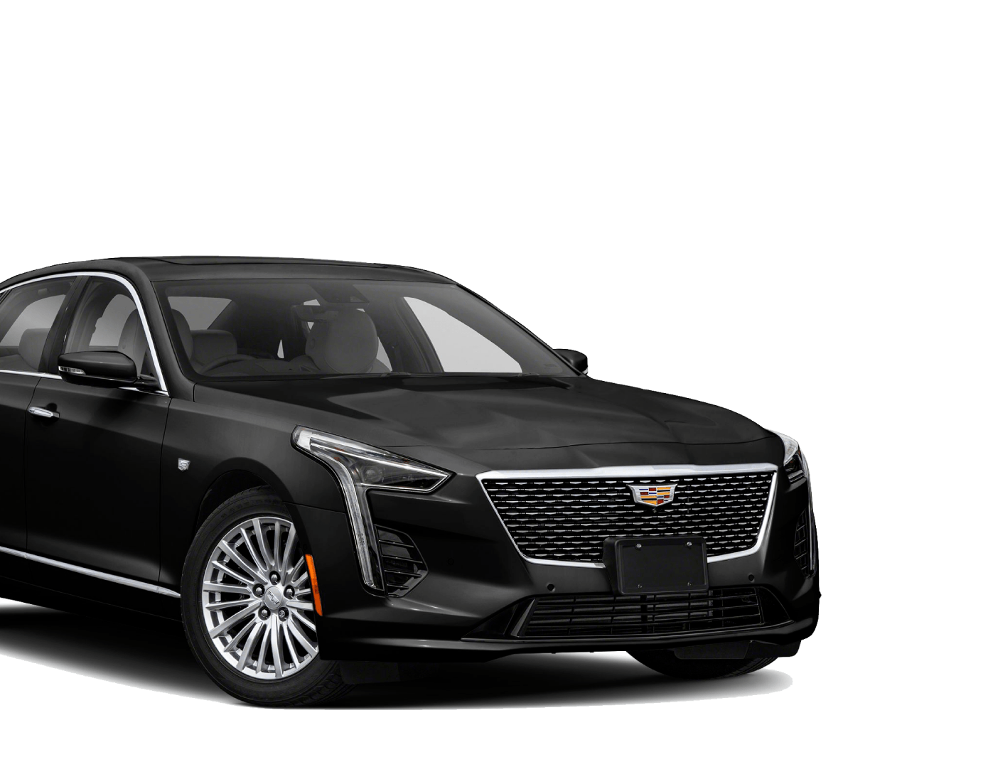 Black Cadillac sedan for Philadelphia